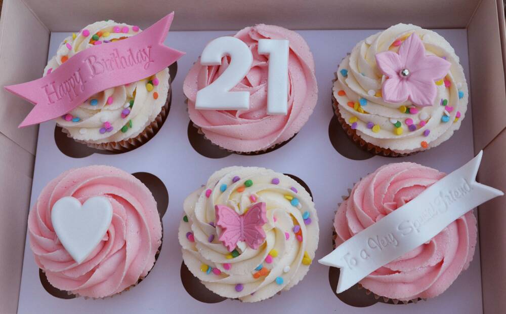 12 Celebration Cupcakes